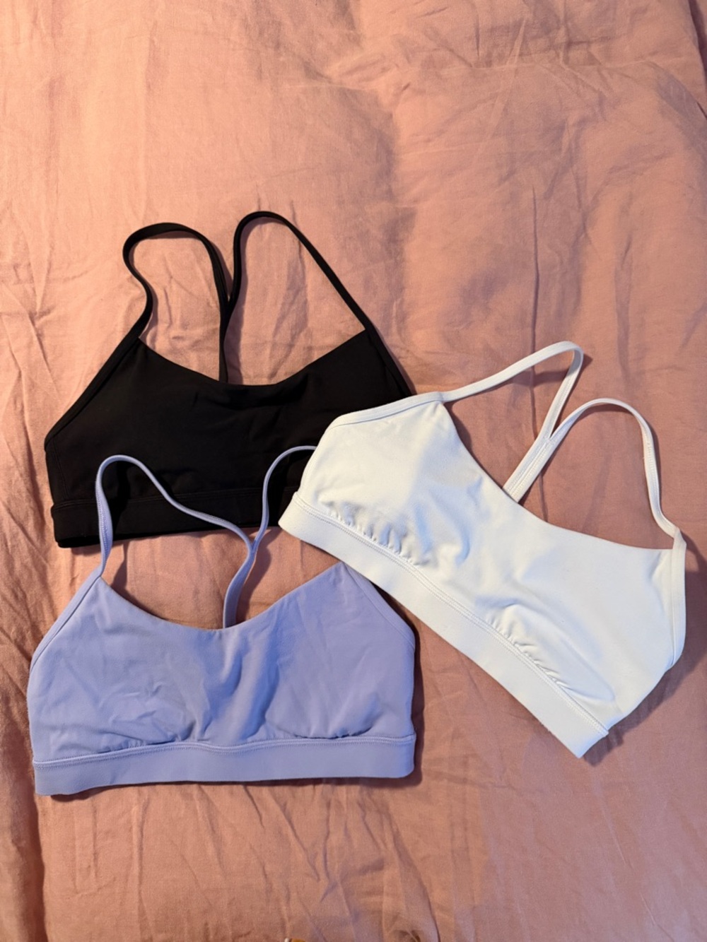 BUNDLE of 3 Lululemon Flow Y Bras